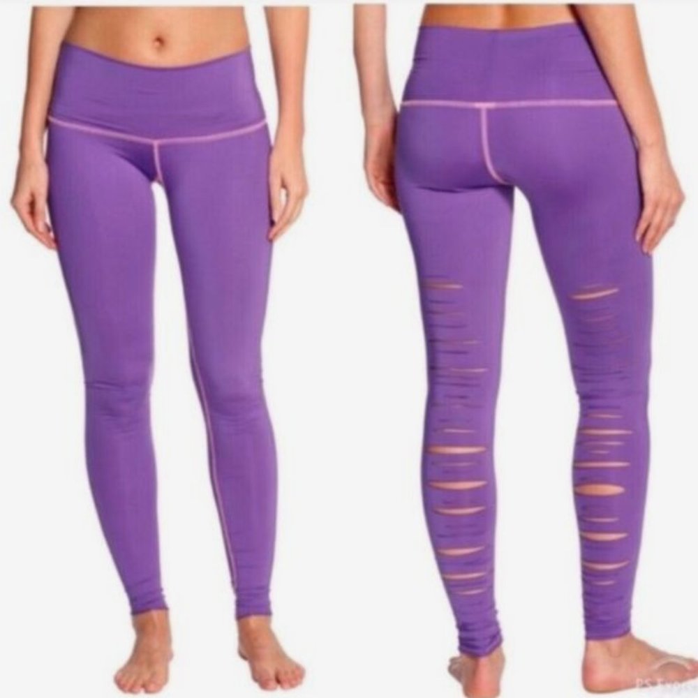 NWOT Teeki Purple Janis Hot Leggings Size Small